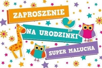 Opakowanie Zaproszenie Urodziny ZA-15 (10szt.)