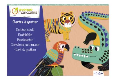 Opakowanie Zestaw kreatywny zdrapki w różnych kształtach