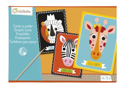 Opakowanie Zestaw kreatywny zdrapki Zwierzęta