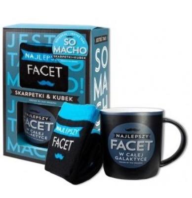 Opakowanie Zestaw kubek + skarpetki So Macho-Najlepszy Facet