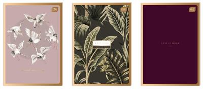 Opakowanie Zeszyt A4/60K kratka Metallic Satin Gold (5szt)