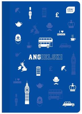 Opakowanie Zeszyt A5/60K kratka PP Angielski (10szt)