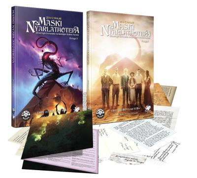 Zew Cthulhu: Zestaw Maski Nyarlathotepa BLACK MONK. Wydawca: Black Monk. SmakLiter.pl Opakowanie Zew Cthulhu: Zestaw Maski Nyarlathotepa BLACK MONK