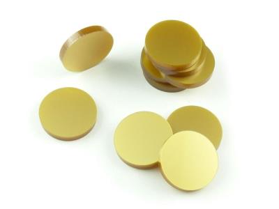 Opakowanie Znaczniki akryl złote okrągłe 22x3mm 10szt