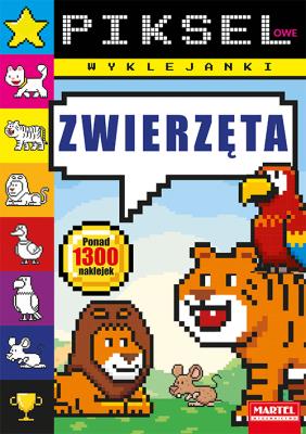 Okładka książki Zwierzęta. Pikselowe wyklejanki