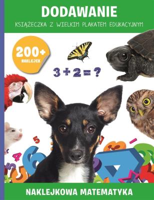 Okładka książki 200 naklejek. Dodawanie i odejmowanie