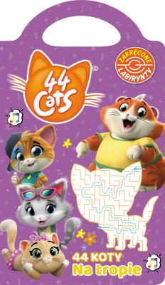 Okładka książki 44 Cats. Zakręcone labirynty. 44 koty na tropie