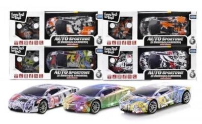 Opakowanie Auto zdalnie sterowane ze świecącą karoserią mix