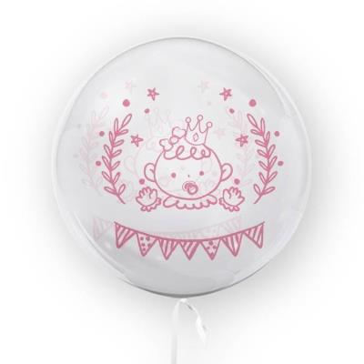 Opakowanie Balon 45cm Dziewczynka Baby Shower TUBAN