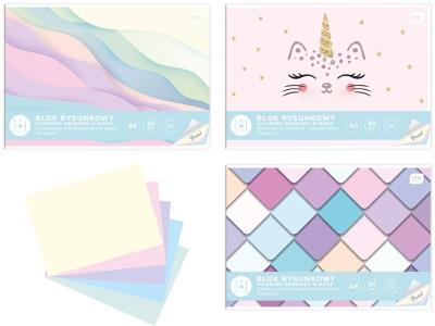 Opakowanie Blok rysunkowy A4/10K pastel (10szt)