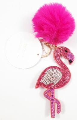 Opakowanie Brelok Pompon z flamingiem