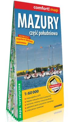 Okładka książki Comfort! map Mazury cz. południowa 1:60 000