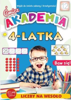 Okładka książki Ćwicz Akademia 4-latka