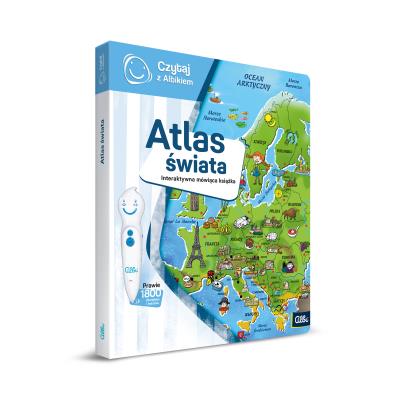 Okładka książki Czytaj z Albikiem Atlas Świat
