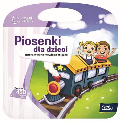 Okładka książki Czytaj z Albikiem Piosenki dla dzieci