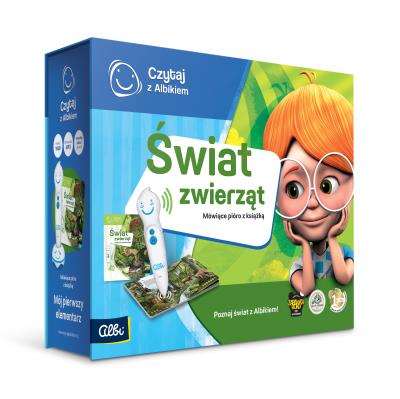 Okładka książki Czytaj z Albikiem zestaw Świat Zwierząt