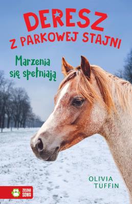 Deresz z parkowej stajni Tom 4 Marzenia się spełniają. Autor: Tuffin Olivia. SmakLiter.pl Okładka książki Deresz z parkowej stajni Tom 4 Marzenia się spełniają