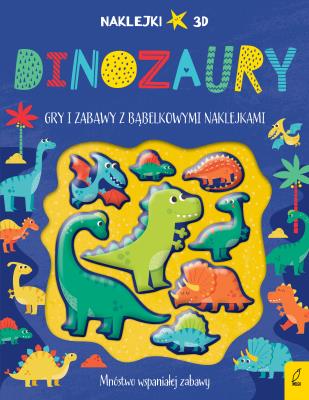 Okładka książki Dinozaury. Wypukłe naklejki
