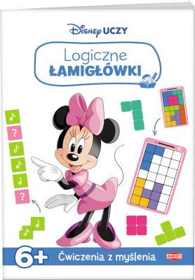 Okładka książki Disney uczy Minnie. Logiczne łamigłówki