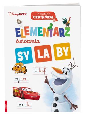 Okładka książki Disney uczy mix Elementarz. Ćwiczenia Sylaby USY-9301