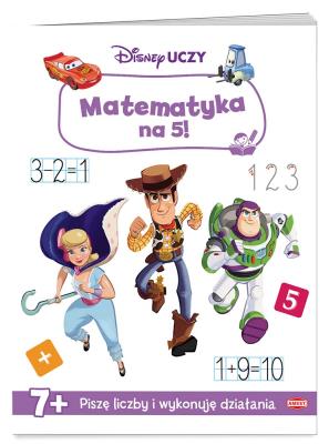 Okładka książki Disney uczy mix. Matematyka na 5! USC-9302