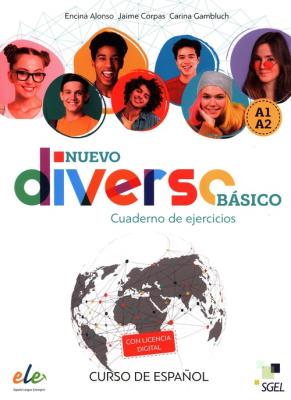 Diverso basico Nuevo A1+A2 ćwiczenia + zawartość online. Autor: Alonso Encina, Corpas Jaime, Gambluch Carina. SmakLiter.pl Okładka książki Diverso basico Nuevo A1+A2 ćwiczenia + zawartość online