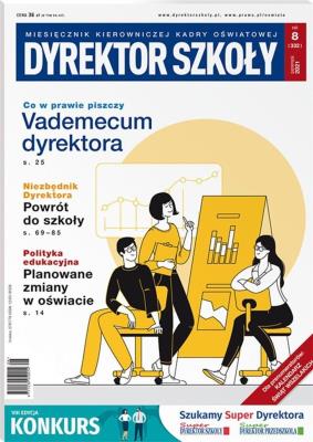 Okładka książki Dyrektor Szkoły 8/2021
