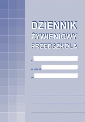 Opakowanie Dziennik żywieniowy przedszkola A-10-1