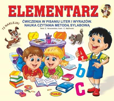 Okładka książki Elementarz ćwiczenia w pisaniu liter i wyrazów