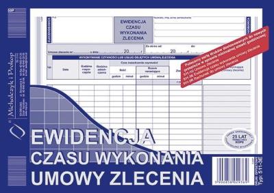 Opakowanie Ewidencja czasu wyk.umowy zlecenia 511-3E