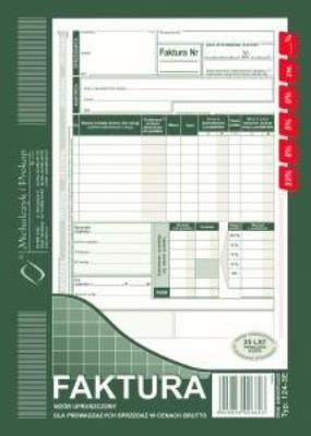 Opakowanie Faktura wzór uproszczony...124-3E