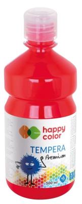 Opakowanie Farba tempera Premium 500ml czerwona HAPPY COLOR