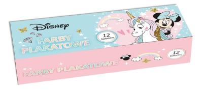 Opakowanie Farby plakatowe 12 kolorów Minnie Mouse