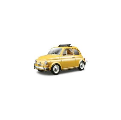 Opakowanie Fiat 500L 1968 Yellow 1:24 BBURAGO