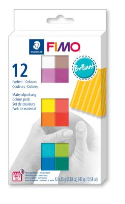 Opakowanie Fimo Soft 12x25g kolory Brilliant