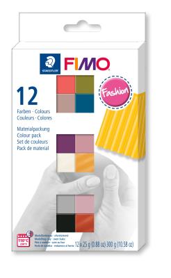 Opakowanie Fimo Soft 12x25g kolory Fashion