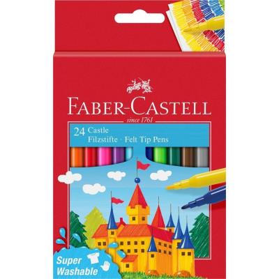 Opakowanie Flamastry Zamek 24 kolory FABER CASTELL