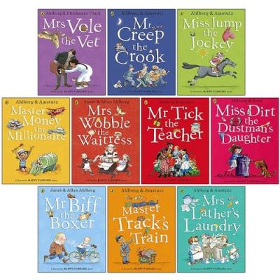 Opakowanie Happy Families Collection 10 Books Set - Allan Ahlberg