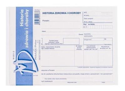 Opakowanie Historia zdrowia i choroby M-001-3