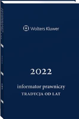 Okładka książki Informator Prawniczy 2022 B6 granatowy