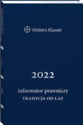 Opakowanie Informator Prawniczy 2022 Tradycja Granatowy