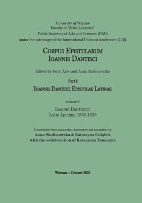 Okładka książki Ioannes Dantiscus' Latin Letters, 1538-1539