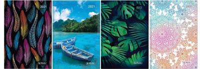 Opakowanie Kalendarz 2021 A5 z motywem mix HERLITZ