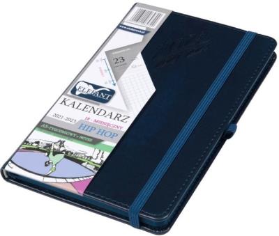Opakowanie Kalendarz 2022 A5 Tyg. Hip Hop granatowy ELEFANT