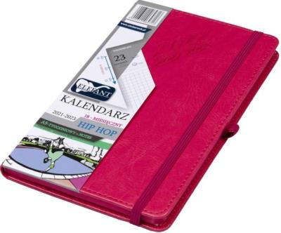 Opakowanie Kalendarz 2022 A5 Tyg. Hip Hop różowy ELEFANT