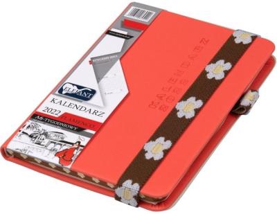 Opakowanie Kalendarz 2022 A6 Tyg. Flamenco pomarańczowy