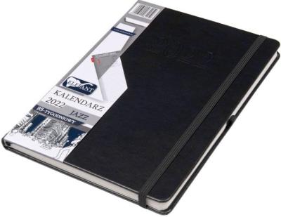 Opakowanie Kalendarz 2022 B5 Tyg. Jazz czarny ELEFANT