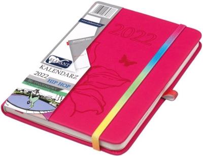 Opakowanie Kalendarz 2022 B6 Tyg. Hip Hop różowy ELEFANT