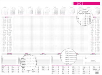 Kalendarz 2022 Biuwar A2 (52kart). Wydawca: ANIEW. SmakLiter.pl Opakowanie Kalendarz 2022 Biuwar A2 (52kart)
