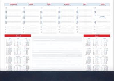 Opakowanie Kalendarz 2022 Biuwar A2 z listwą (52 kart)